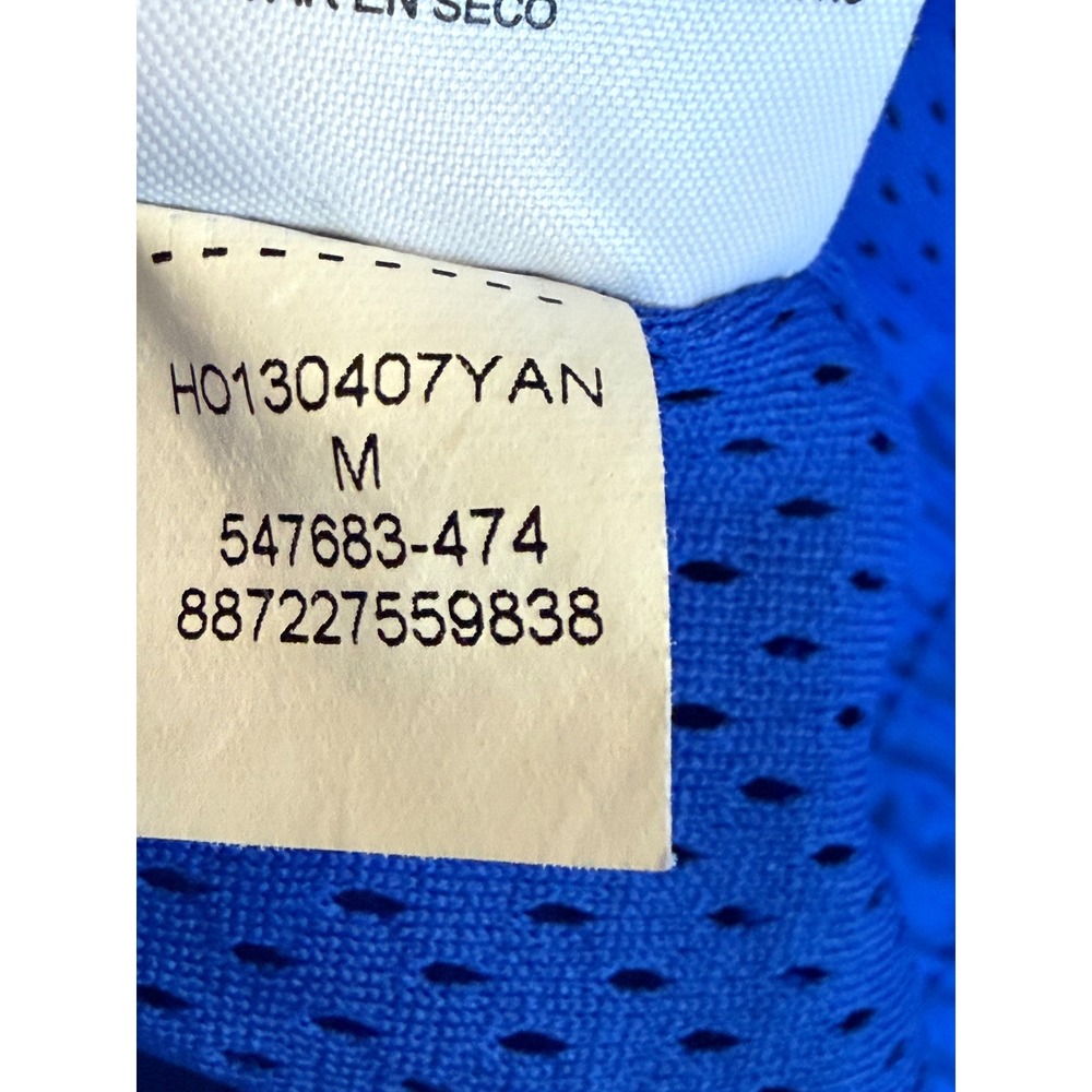 Jordan Mens Full Zip Track Jacket M Blue Windbreaker Athletic Training Active - Picture 8 of 11